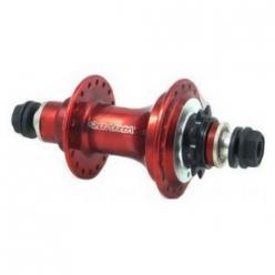 Втулка задняя BMX Quando KT-MBAR 36H, nut 120mm на гайках алюмин красн.